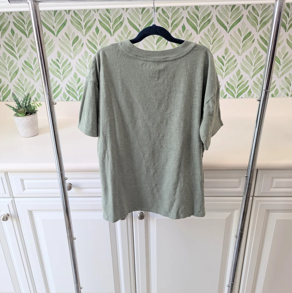 Thereabouts Green Floral Tee Girl's 16